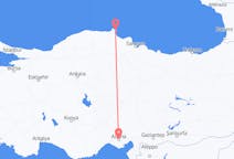 Vols depuis la ville de Sinop vers la ville d'Adana