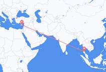 Flights from Surat Thani Province to Larnaca
