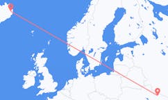 Fly fra Kharkiv til Egilsstaðir
