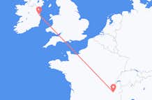 Vluchten van Grenoble, Frankrijk naar Dublin, Ierland