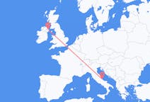 Vols de Belfast, Irlande du Nord pour Pescara, Italie