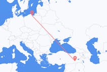 Flights from Batman, Turkey to Gdańsk, Poland