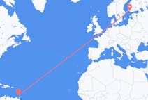 Flights from St George's, Grenada to Turku, Finland