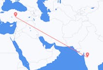 出发地 印度出发地 舍地目的地 土耳其開塞利的航班