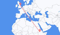Flüge von Bahir Dar, Äthiopien nach Kirmington, England