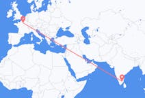 Flights from Tiruchirappalli, India to Paris, France