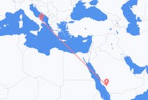 Flyreiser fra Al Bahah, Saudi-Arabia til Bari, Italia