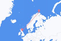 Vluchten van Mehamn, Noorwegen naar Edinburgh, Schotland
