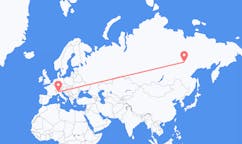 Flights from Yakutsk, Russia to Milan, Italy