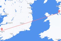 Flyreiser fra Killorglin, Irland til Liverpool, England