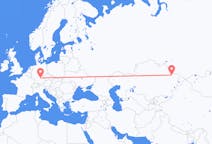 Flyrejser fra Semey, Kasakhstan til Nürnberg, Tyskland
