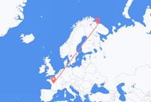 Fly fra Murmansk til Poitiers