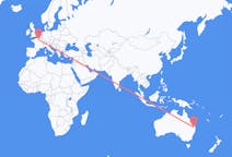 Flights from Toowoomba, Australia to Paris, France