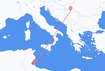 Loty z Dżerba w Tunezji do Belgradu w Serbii