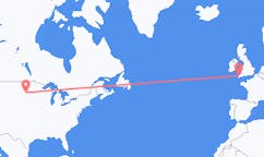 Flyg från Aberdeen, USA till Newquay, England