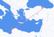 Flights from Benghazi to Amasya