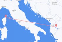 Flights from Bastia to Ohrid