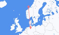 Vluchten van Kristiansund, Noorwegen naar Hannover, Duitsland