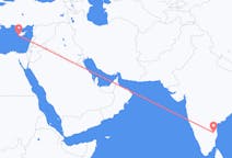 Flights from Tirupati, India to Paphos, Cyprus