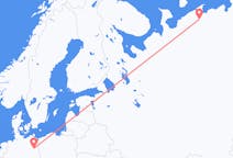 Fly fra Naryan-Mar til Berlin