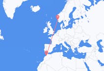 Flights from Rabat, Morocco to Haugesund, Norway