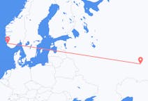 Рейсы из Уфа, Россия в Ставангер, Норвегия