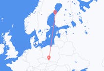 Flights from Vaasa to Ostrava