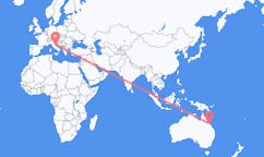 Flights from Proserpine, Australia to Ancona, Italy