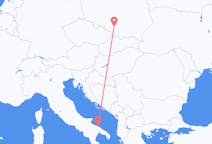 Flyreiser fra Katowice, Polen til Bari, Italia