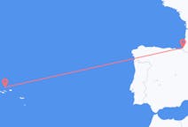 Flights from Biarritz, France to Graciosa, Portugal