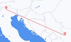 Flyg från Bolzano, Italien till Sofia, Bulgarien