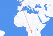 Flyg från Dundo, Angola till Bordeaux, Frankrike