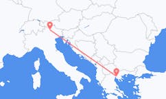 Fly fra Bolzano til Thessaloniki