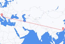 Flyrejser fra Xiamen, Kina til Rimini, Italien