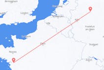 Flyreiser fra Nantes, Frankrike til Paderborn, Tyskland