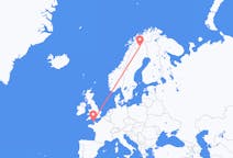 Fly fra Alderney til Kiruna