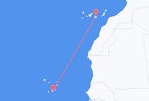 Flyrejser fra Praia til Las Palmas