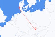 Loty z Wiedeń, Austria do Westerlanda, Niemcy