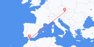 Flyrejser fra Gibraltar til Østrig