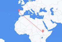 Flights from Gambela, Ethiopia to Porto, Portugal