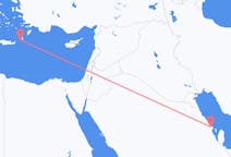 Vols depuis la ville de Dammam vers la ville de Kasos