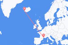 เที่ยวบิน จาก มงเปอลีเย, ฝรั่งเศส ไปยัง เรคยาวิก, ไอซ์แลนด์