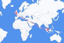 Flyg från Pangkal Pinang, Indonesien till Brest, Frankrike