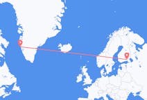 핀란드 라펜란타에서 출발해 그린란드 마니초크에게(으)로 가는 항공편