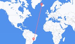 Рейсы из Сан-Паулу, Бразилия в Рейкьявик, Исландия