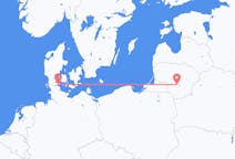 Flights from Kaunas in Lithuania to Sønderborg in Denmark