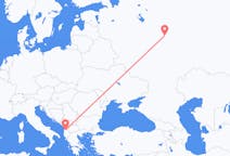 Fly fra Nizjnij Novgorod til Tirana