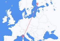 Flights from Ajaccio, France to Turku, Finland