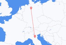 Flyg från Bologna, Italien till Hannover, Tyskland