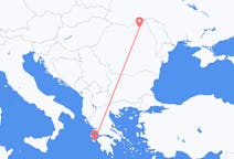 Vluchten van Suceava, Roemenië naar Zakynthos-eiland, Griekenland